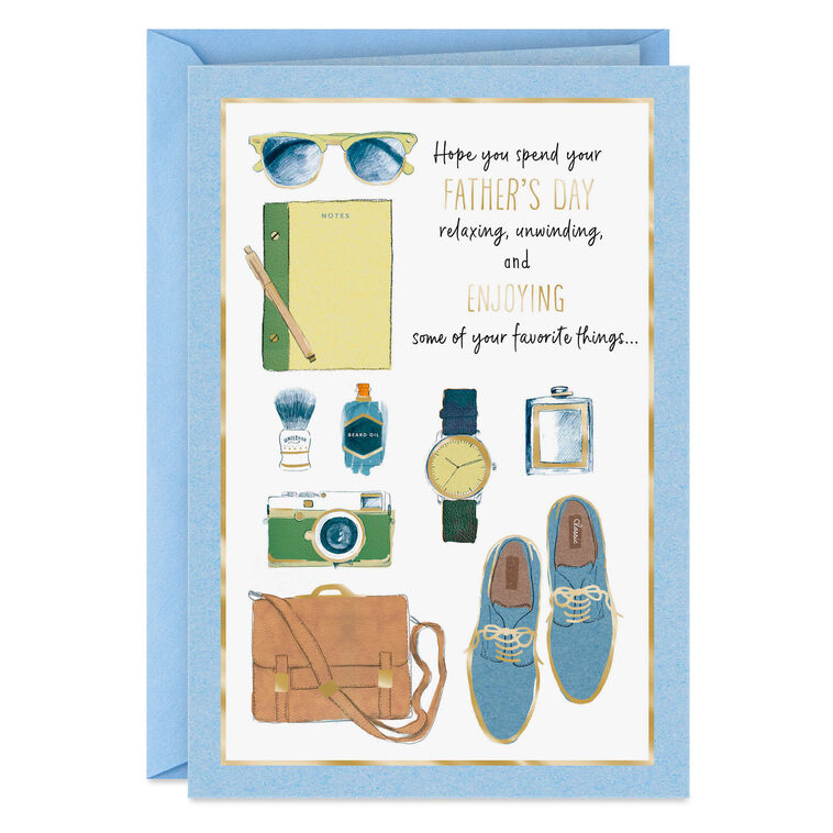 hallmark Relax Unwind Enjoy Father's Day Card