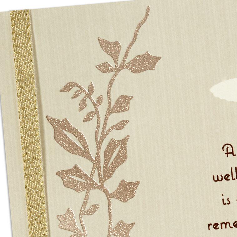 Hallmark Remembered With Love Sympathy Card
