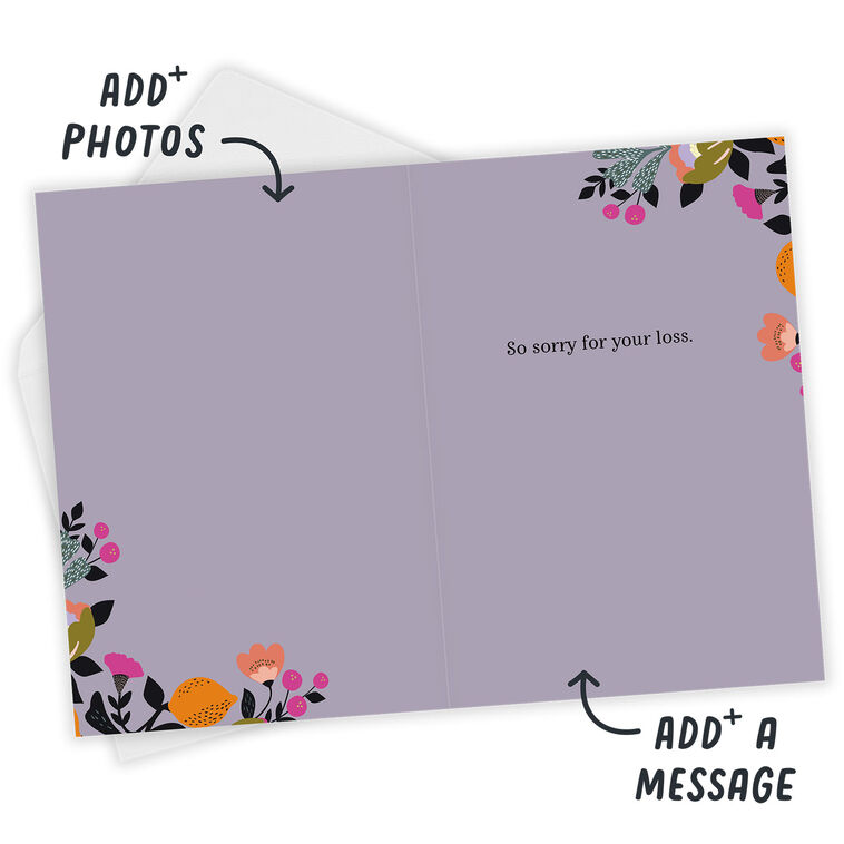 Hallmark Remembering Custom Sympathy Card