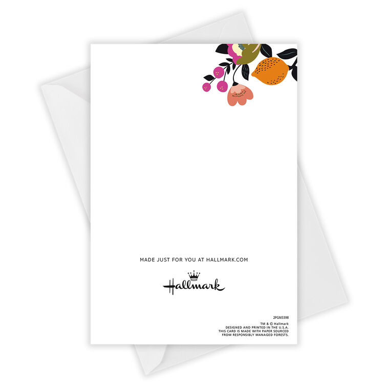 Hallmark Remembering Custom Sympathy Card