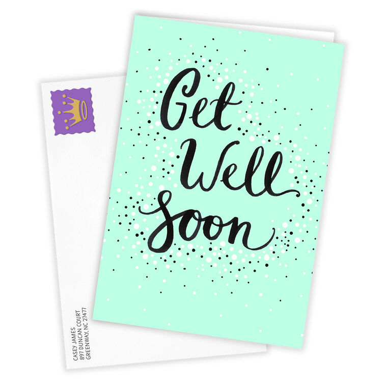 Hallmark Rest And Feel Better Custom Get Well Card