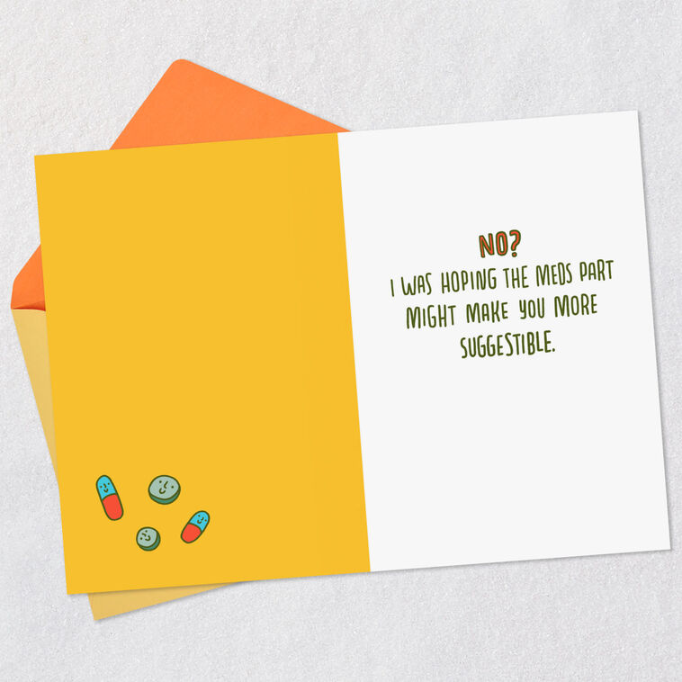 Hallmark Rest Meds And Money Funny Get Well Card