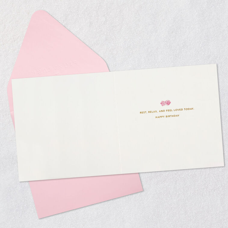 Hallmark Rest Relax And Feel Loved Birthday Card