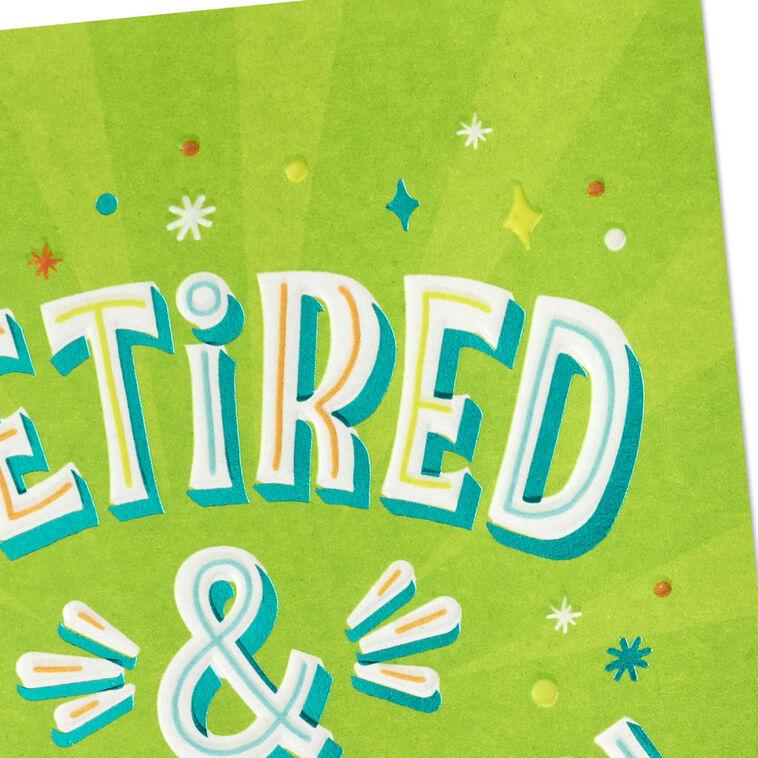 Hallmark Retired And Admired Retirement Card