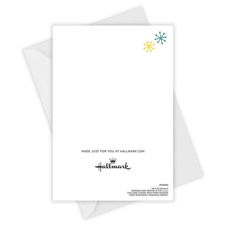 Hallmark Retro B-Day Custom Birthday Card