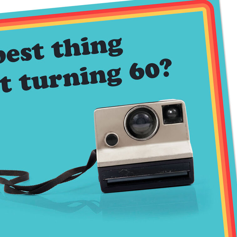 Hallmark Retro Camera Funny 60th Birthday Card