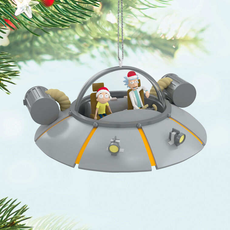Hallmark Rick And Morty "Rick's Ship" Ornament