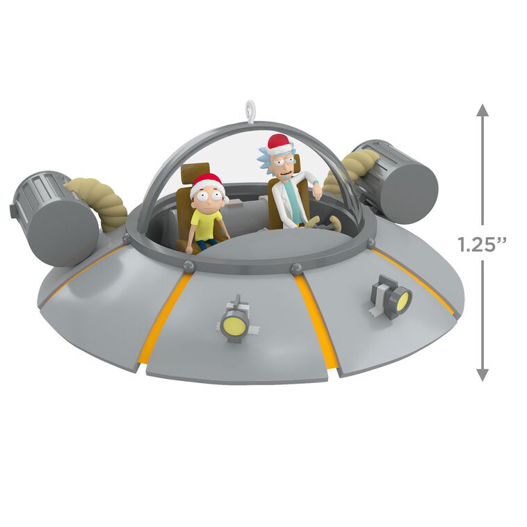 Hallmark Rick And Morty "Rick's Ship" Ornament