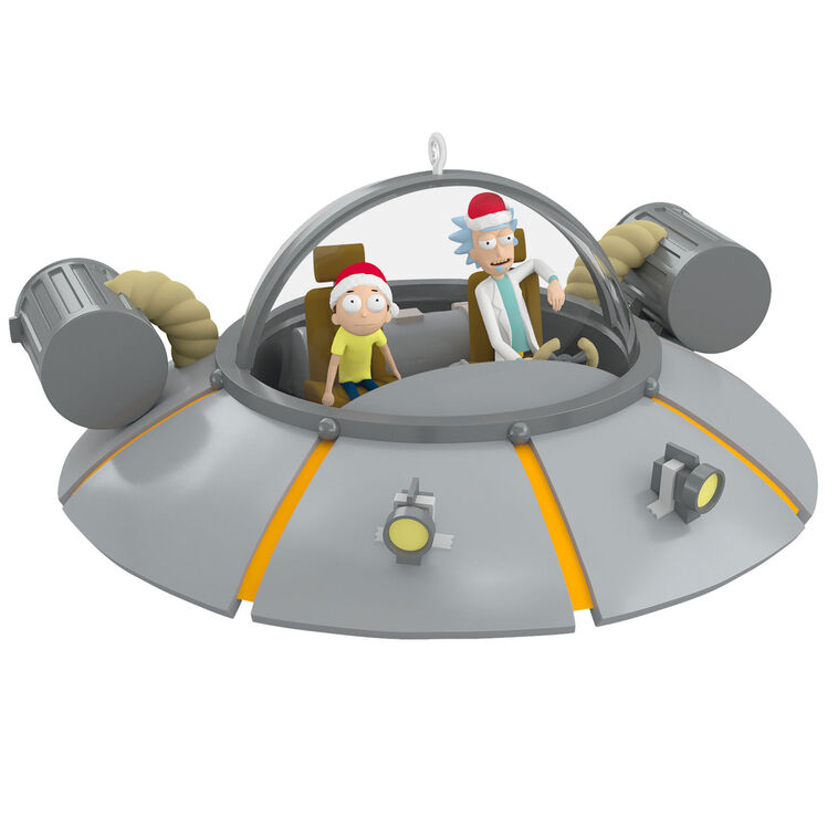 hallmark Rick and Morty "Rick's Ship" Ornament