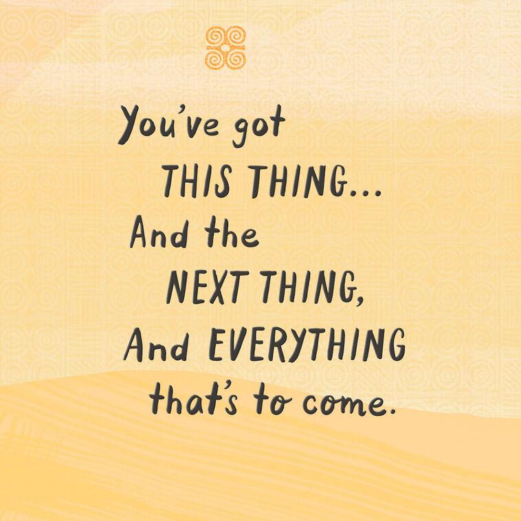 Hallmark Rise Up You Got This Card