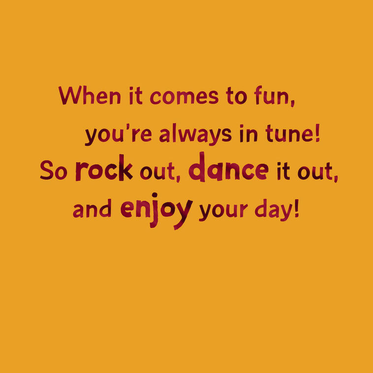 Hallmark Rock Out Birthday Card For Grandson