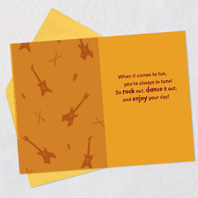 Hallmark Rock Out Birthday Card For Grandson