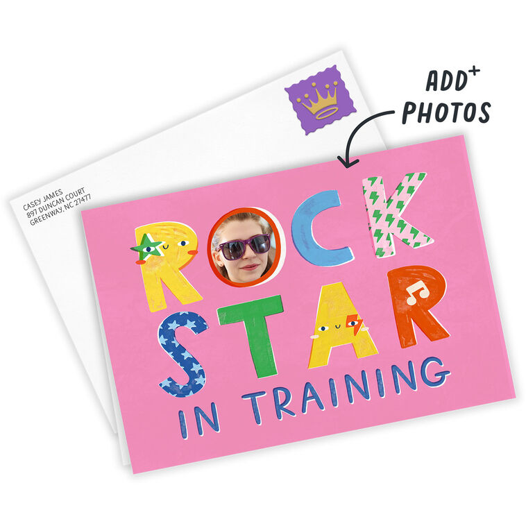 Hallmark Rock Star In Training Custom Card
