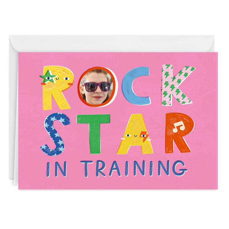 hallmark Rock Star in Training Custom Card