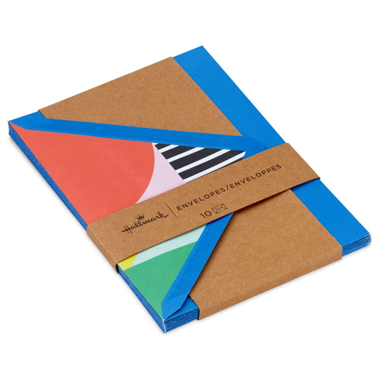 Hallmark Royal Blue Designed Envelopes Pack Of 10