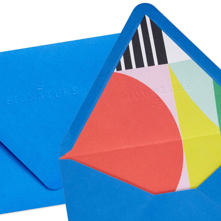 Hallmark Royal Blue Designed Envelopes Pack Of 10