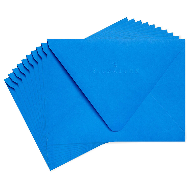 hallmark Royal Blue Designed Envelopes Pack of 10