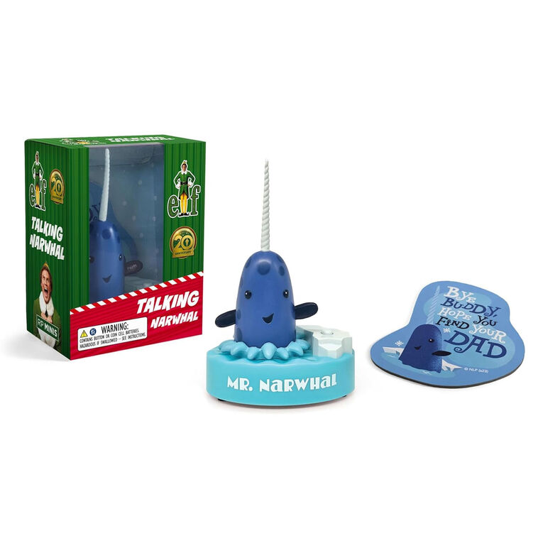 hallmark RP Minis Elf Narwhal Figurine With Sound