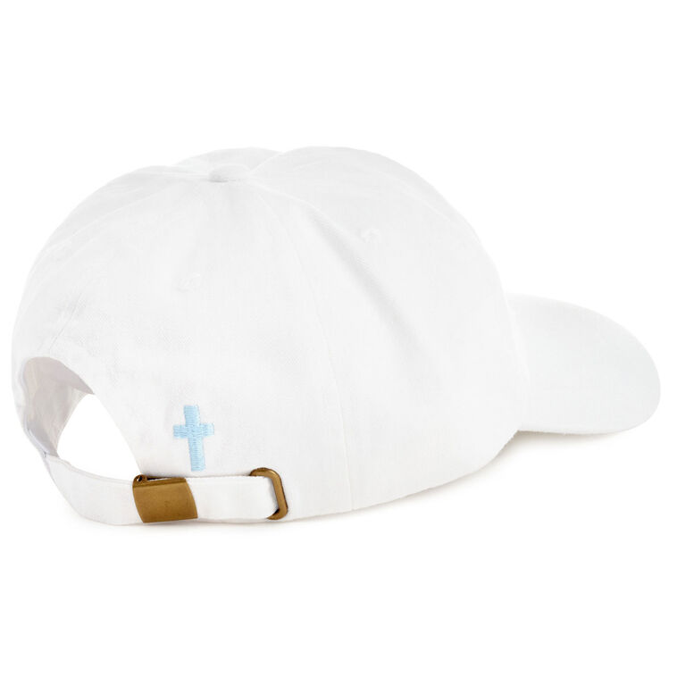 Hallmark Running On Faith White Baseball Cap