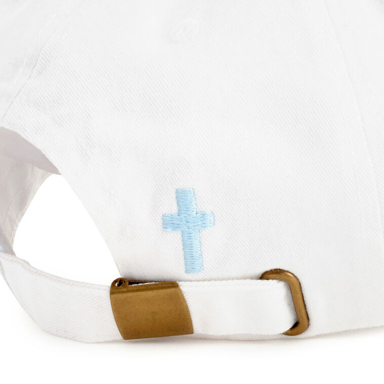 Hallmark Running On Faith White Baseball Cap