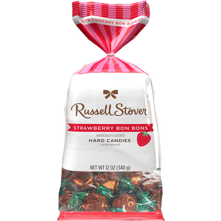hallmark Russell Stover Strawberry Bon Bons 12 oz