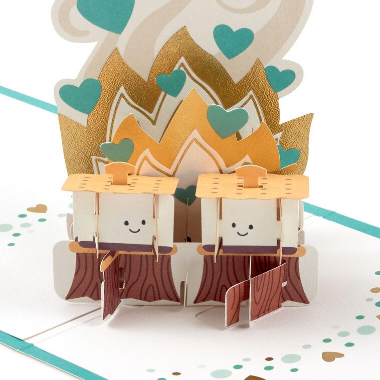 Hallmark S'mores Campfire Pop-Up Love Card
