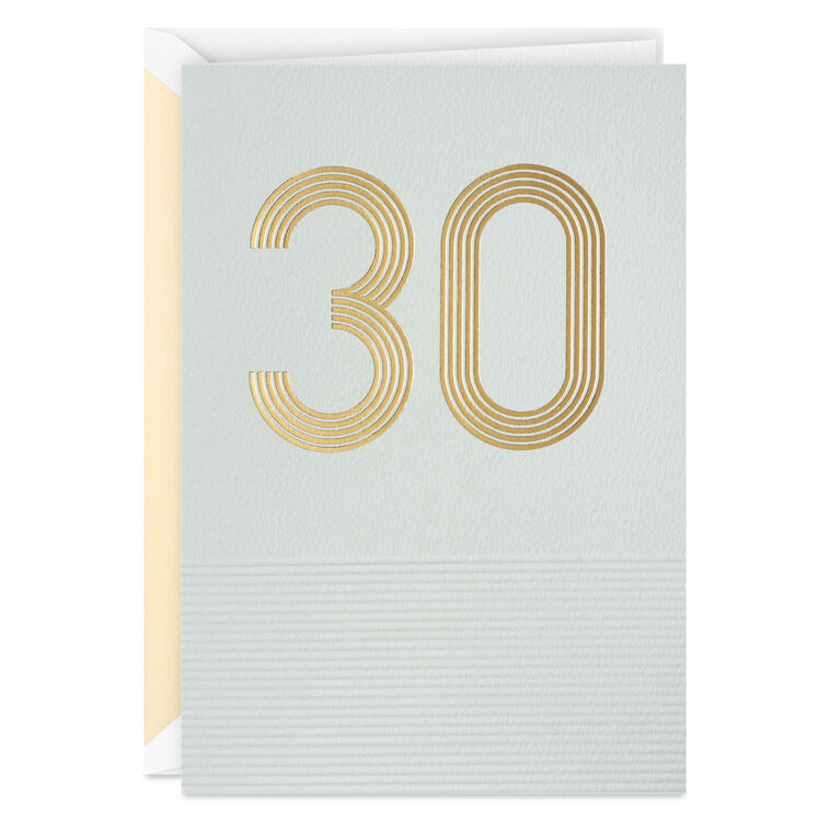 hallmark Same Great You 30th Birthday Card