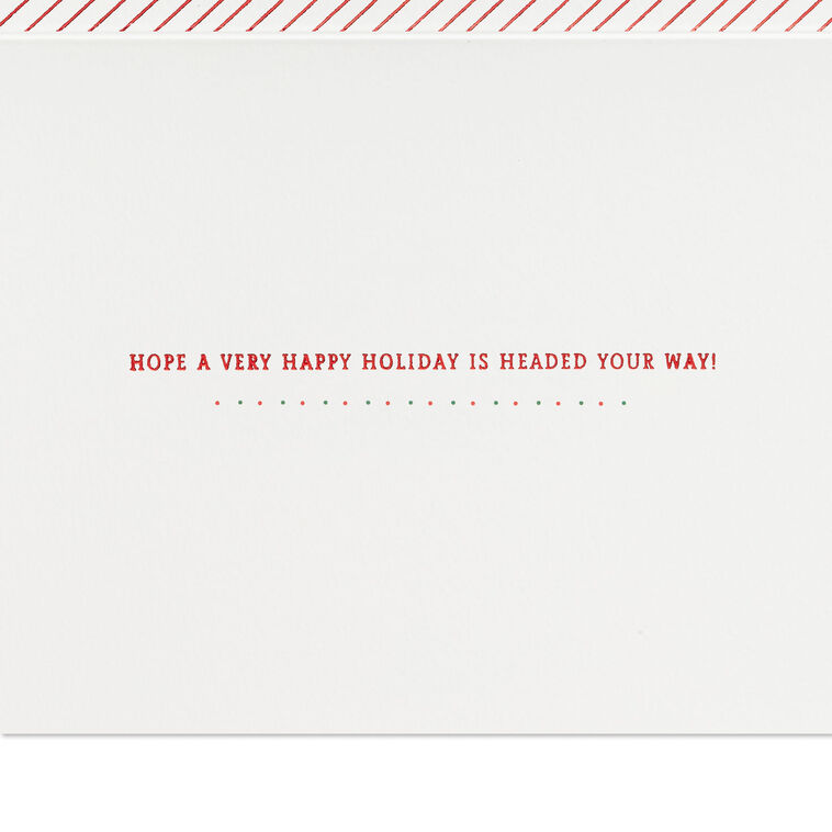 Hallmark Santa Claus Express Train Christmas Card