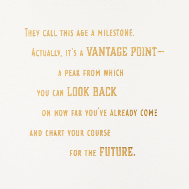 Hallmark Savor The Adventure 65th Birthday Card