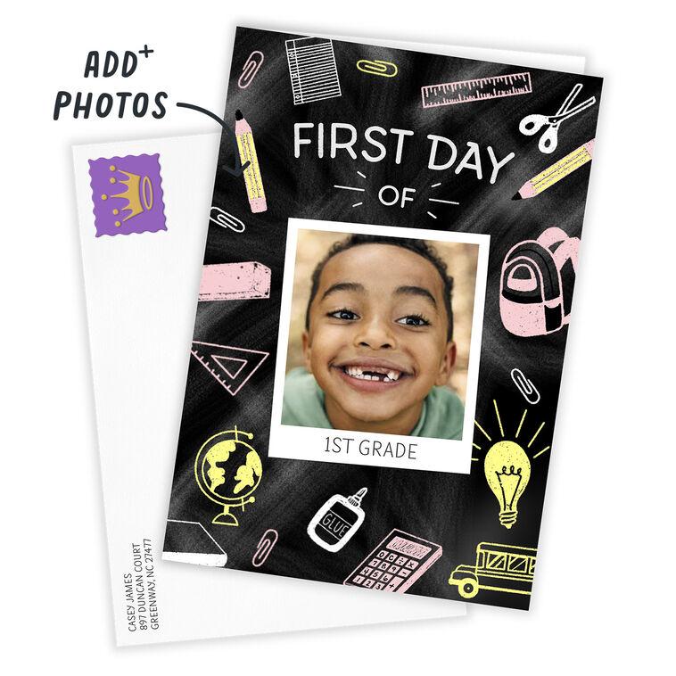 Hallmark School Design Icons Custom Card For Kid