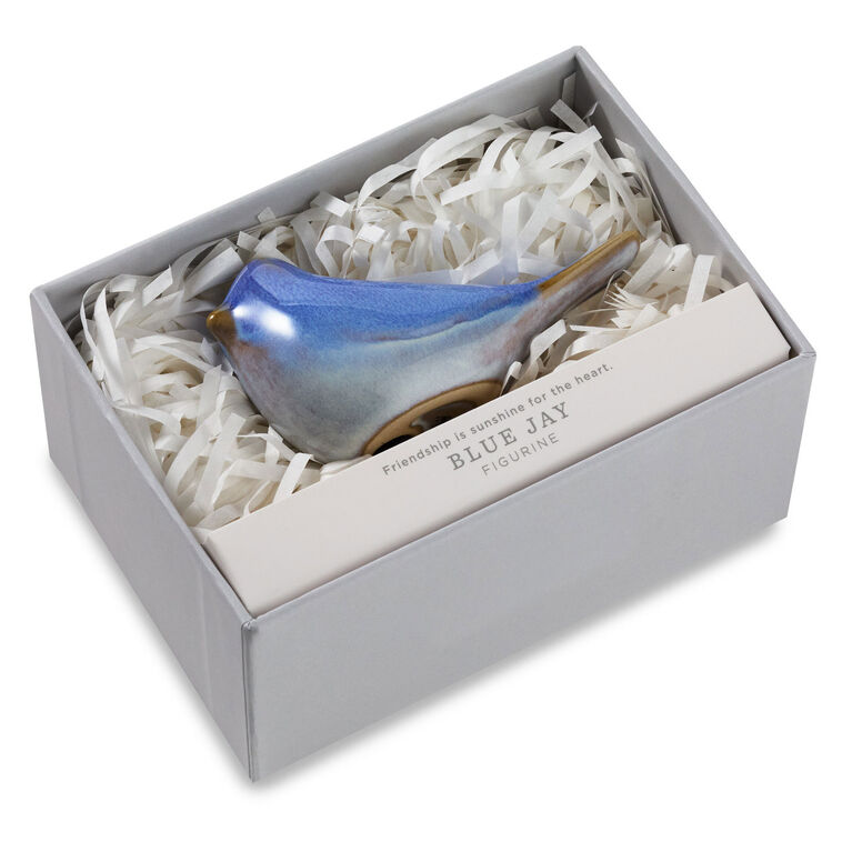 Hallmark Sculpted Blue Jay Figurine 2.12"