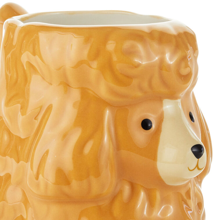 Hallmark Sculpted Dog Mug 18 Oz