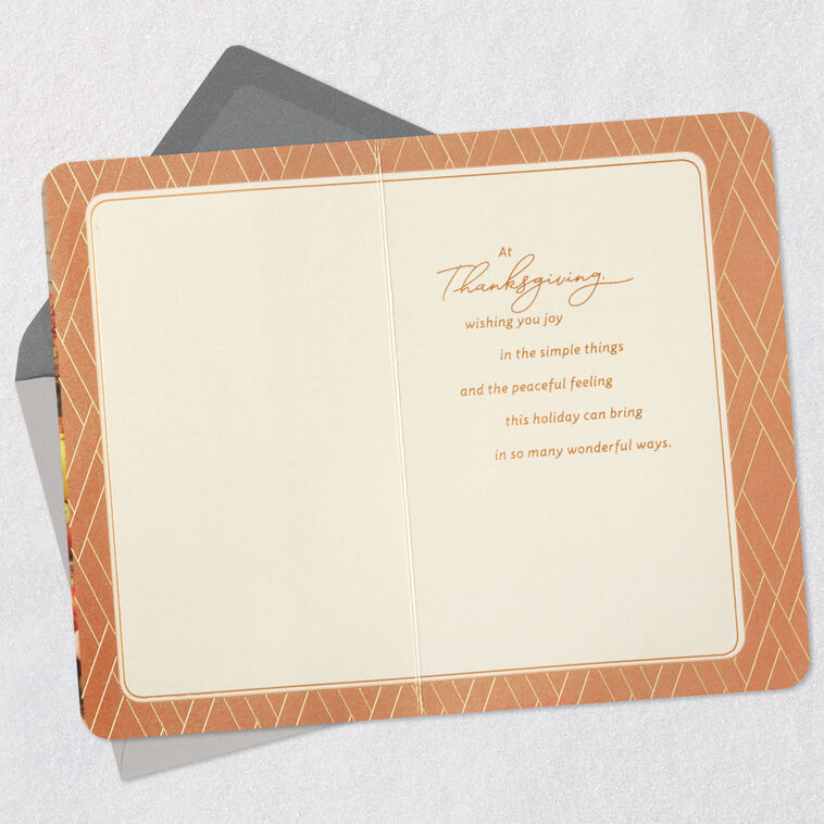 Hallmark Season Of Gratitude Thanksgiving Card
