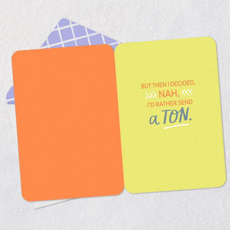 Hallmark Sending A Ton Of Love Your Way Love Card