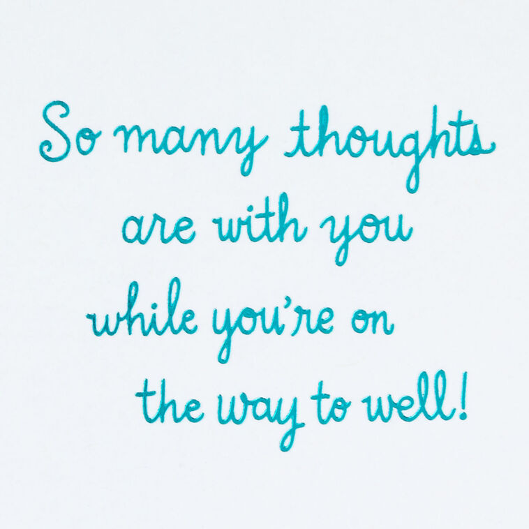 Hallmark Sending Cheerful Wishes Get Well Card