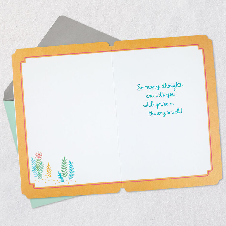 Hallmark Sending Cheerful Wishes Get Well Card