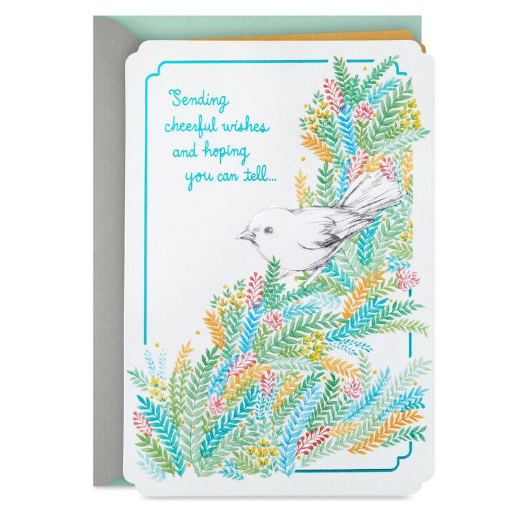hallmark Sending Cheerful Wishes Get Well Card