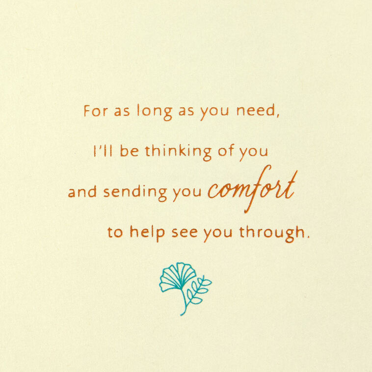 Hallmark Sending You Comfort Encouragement Card