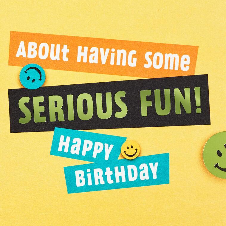 Hallmark Serious Fun Pop-Up 10th Birthday Card