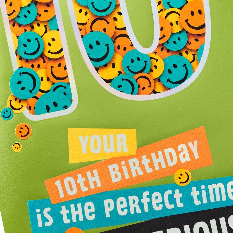 Hallmark Serious Fun Pop-Up 10th Birthday Card