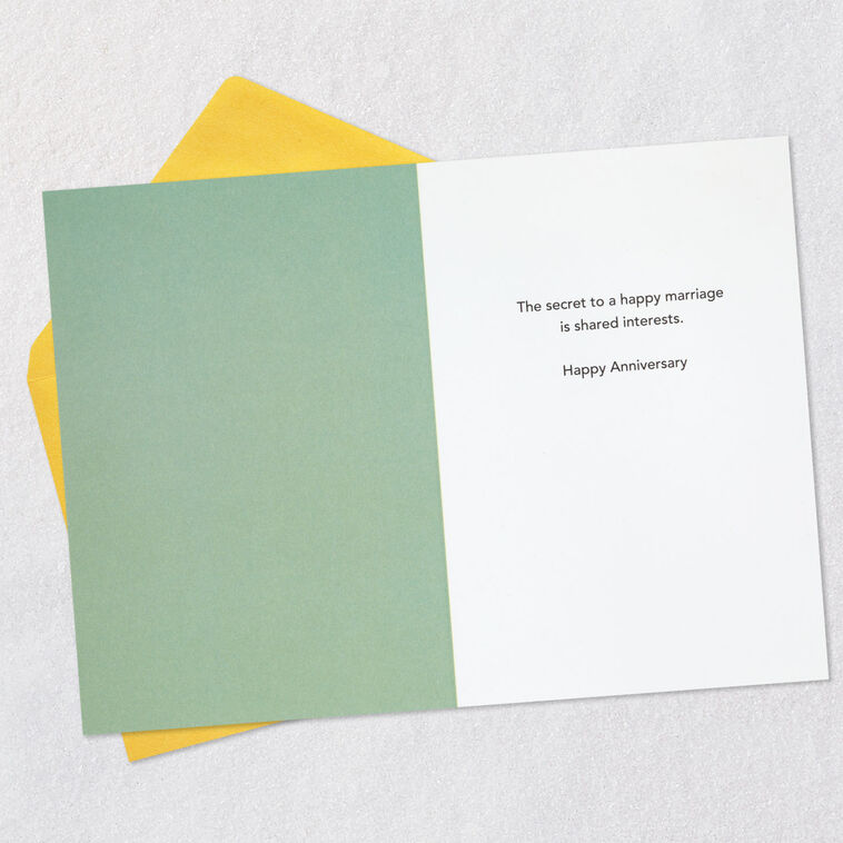 Hallmark Shared Interests Funny Anniversary Card