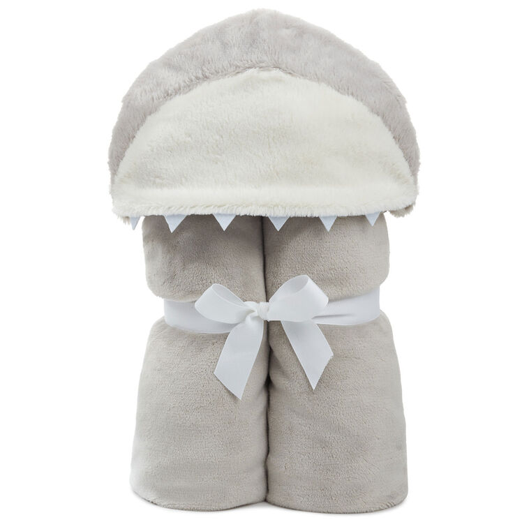 hallmark Shark Hooded Baby Blanket