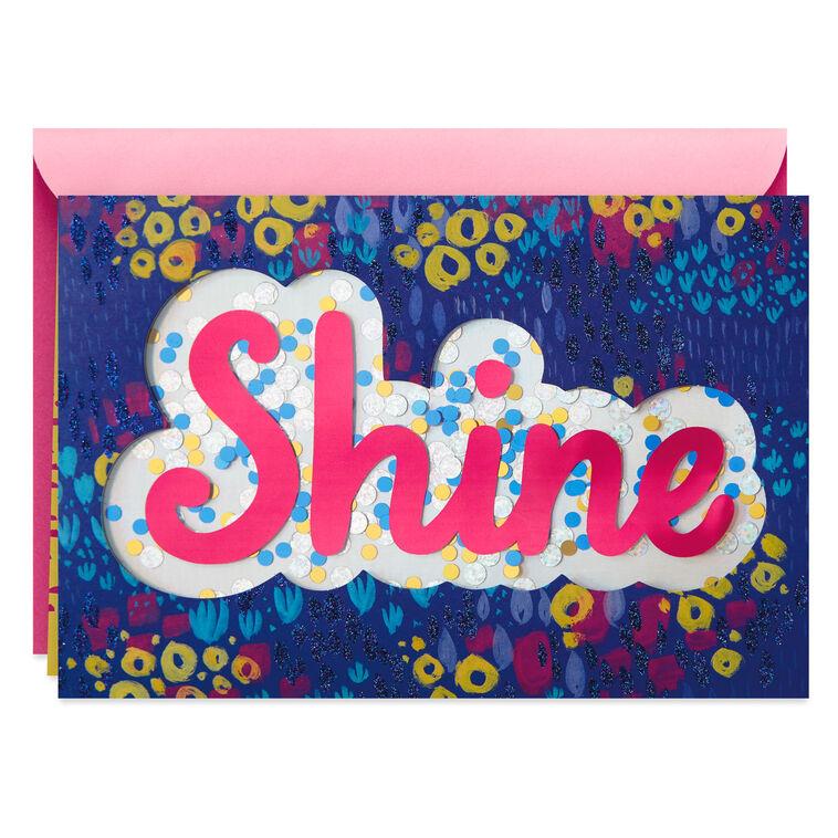 hallmark Shine Confetti Birthday Card for Daughter