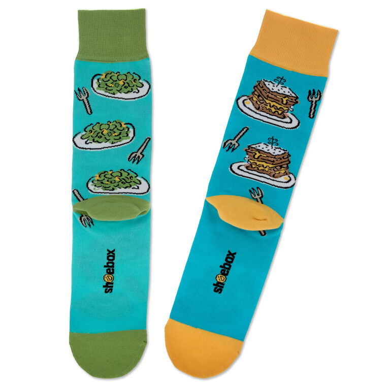 Hallmark Shoebox Monday Vs. Friday Funny Crew Socks
