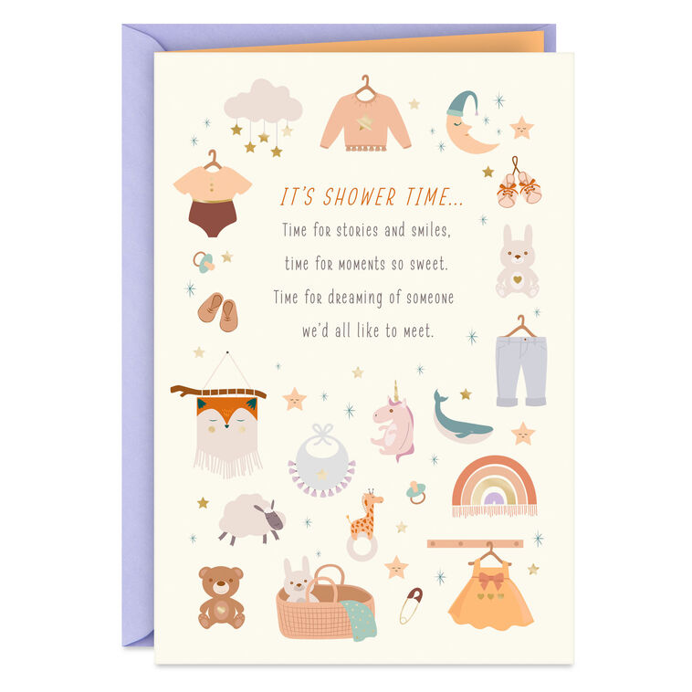 hallmark Showered With Love Baby Shower Card