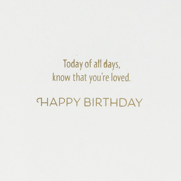 Hallmark Silver And Gold Balloons Birthday Card