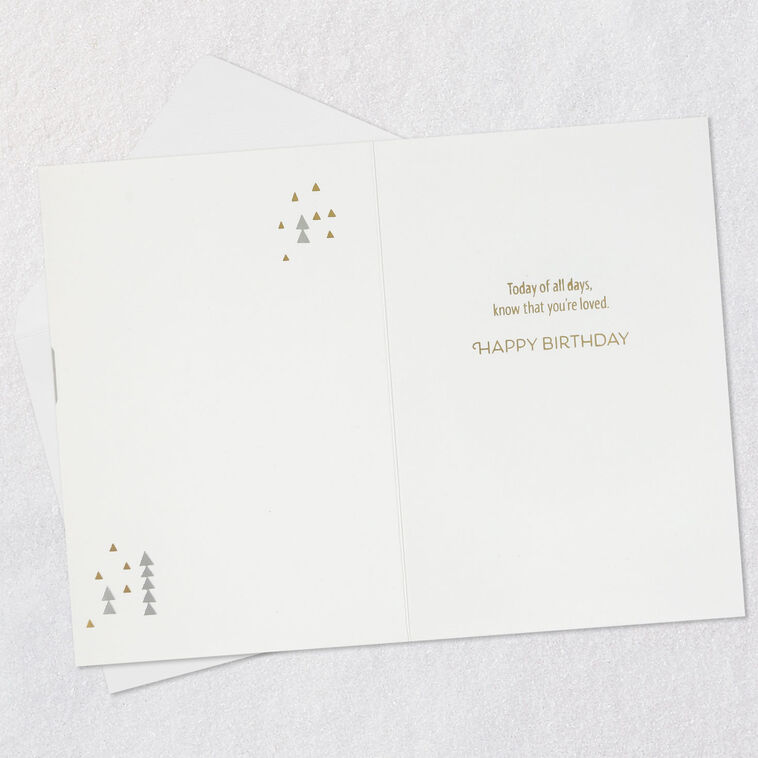 Hallmark Silver And Gold Balloons Birthday Card