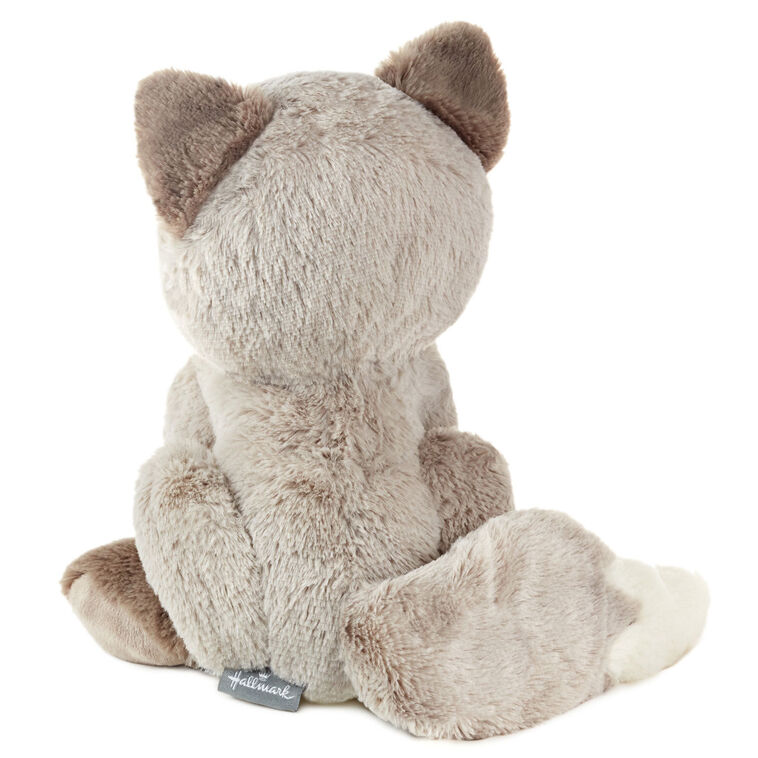 Hallmark Silver Baby Fox Stuffed Animal 8"