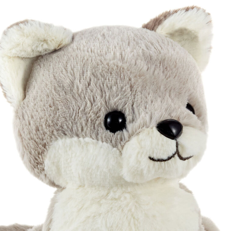 Hallmark Silver Baby Fox Stuffed Animal 8"