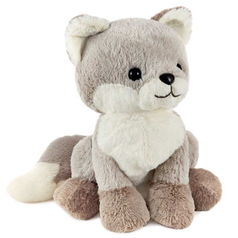 hallmark Silver Baby Fox Stuffed Animal 8"
